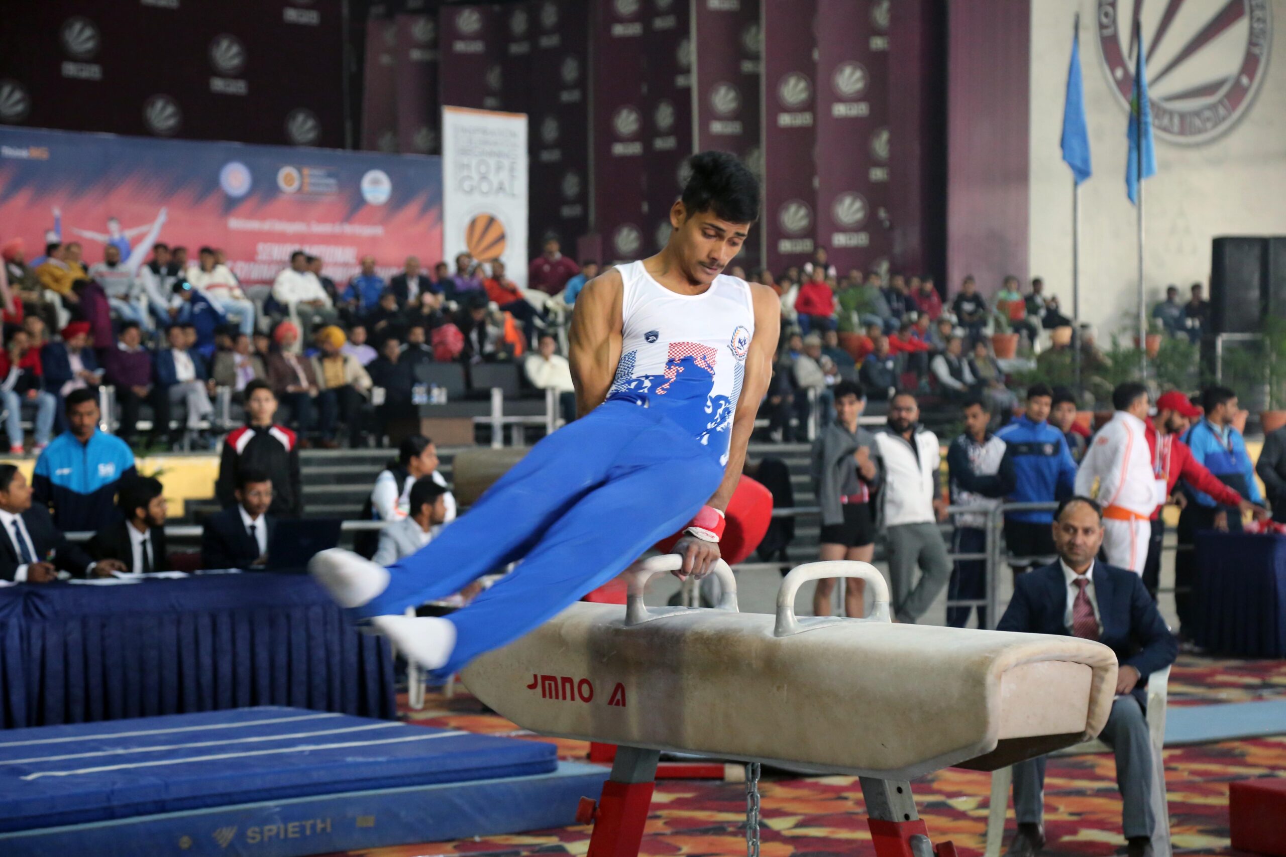 Gymnasts-from-pan-India-are-performing-various-gymnastic-stunts-during-Senior-National-Artistic-Gymnastics-Championship-2022-at-LPU-campus-6