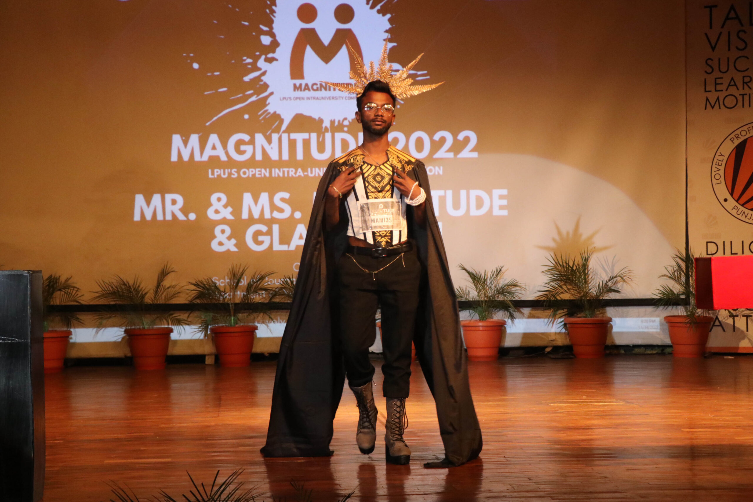 Students-of-LPU-doing-ramp-walk-during-concluding-day-of-mega-cultural-fest-‘Spectra-at-LPU-campus-7
