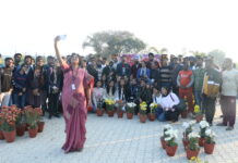 LPU’s School of Agriculture organized Chrysanthemum Flower Show