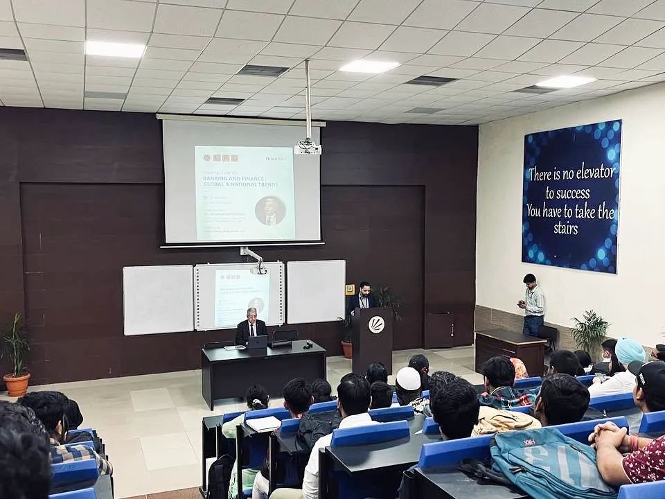 Guest Lecture on Banking and Finance Global and National Trends by Mr. Anukool Bhatnagar