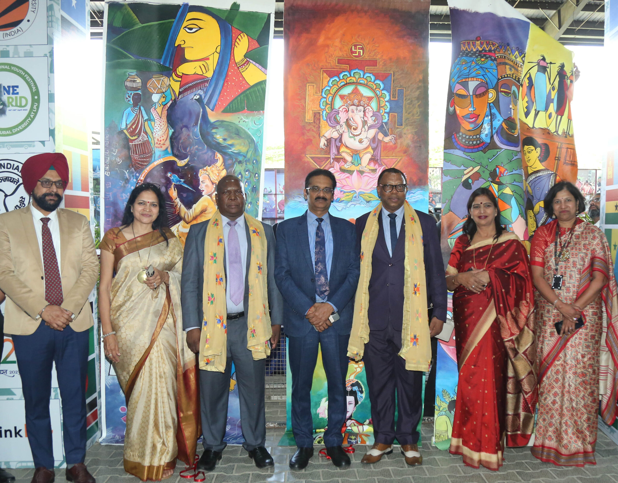 LPU Chancellor Dr Ashok Kumar Mittal, Pro Chancellor Rashmi Mittal AIU's second International Youth Festival and One World at LPU