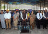 LPU Chancellor Dr Ashok Kumar Mittal, Pro Chancellor Rashmi Mittal and all the staff members paying homage to Late former Chief Minister of Punjab Sardar Parkash Singh Badal at LPU campus