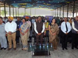 LPU Chancellor Dr Ashok Kumar Mittal, Pro Chancellor Rashmi Mittal and all the staff members paying homage to Late former Chief Minister of Punjab Sardar Parkash Singh Badal at LPU campus