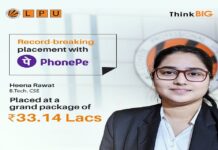 LPU Verto Placed at Salary Package of INR 33.14 Lacs!