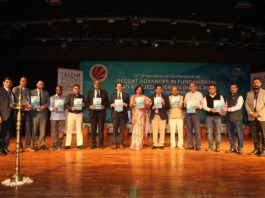 LPU Vice Chancellor Dr Preeti Bajaj and other delegates releasing research journal during(RAFAS)-2023