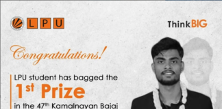 LPU Biotechnology Student Won The Most Prestigious Elocution Competition in India