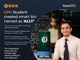 LPU Student Created ALLY: The Futuristic Smart Bin