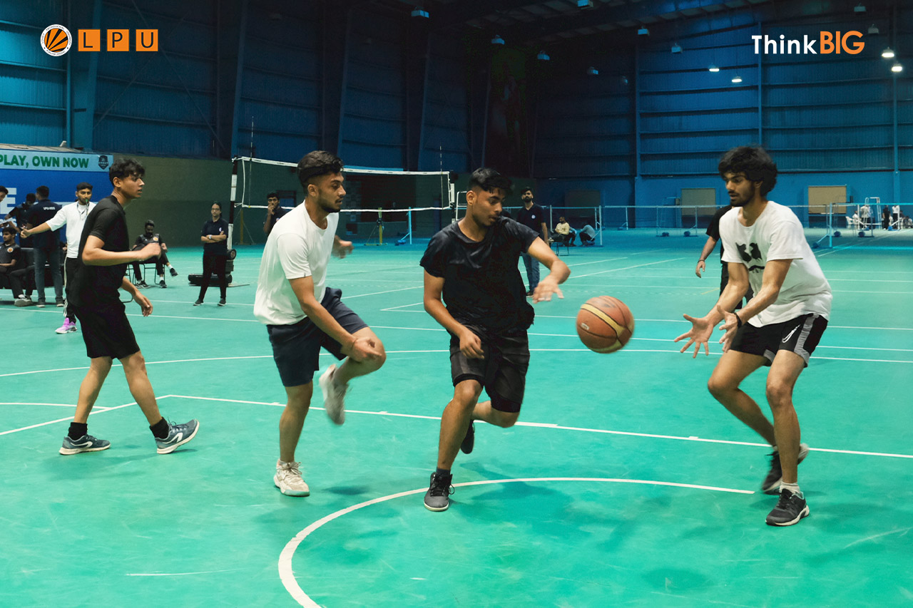 Basketball match at YouthVibe 2023