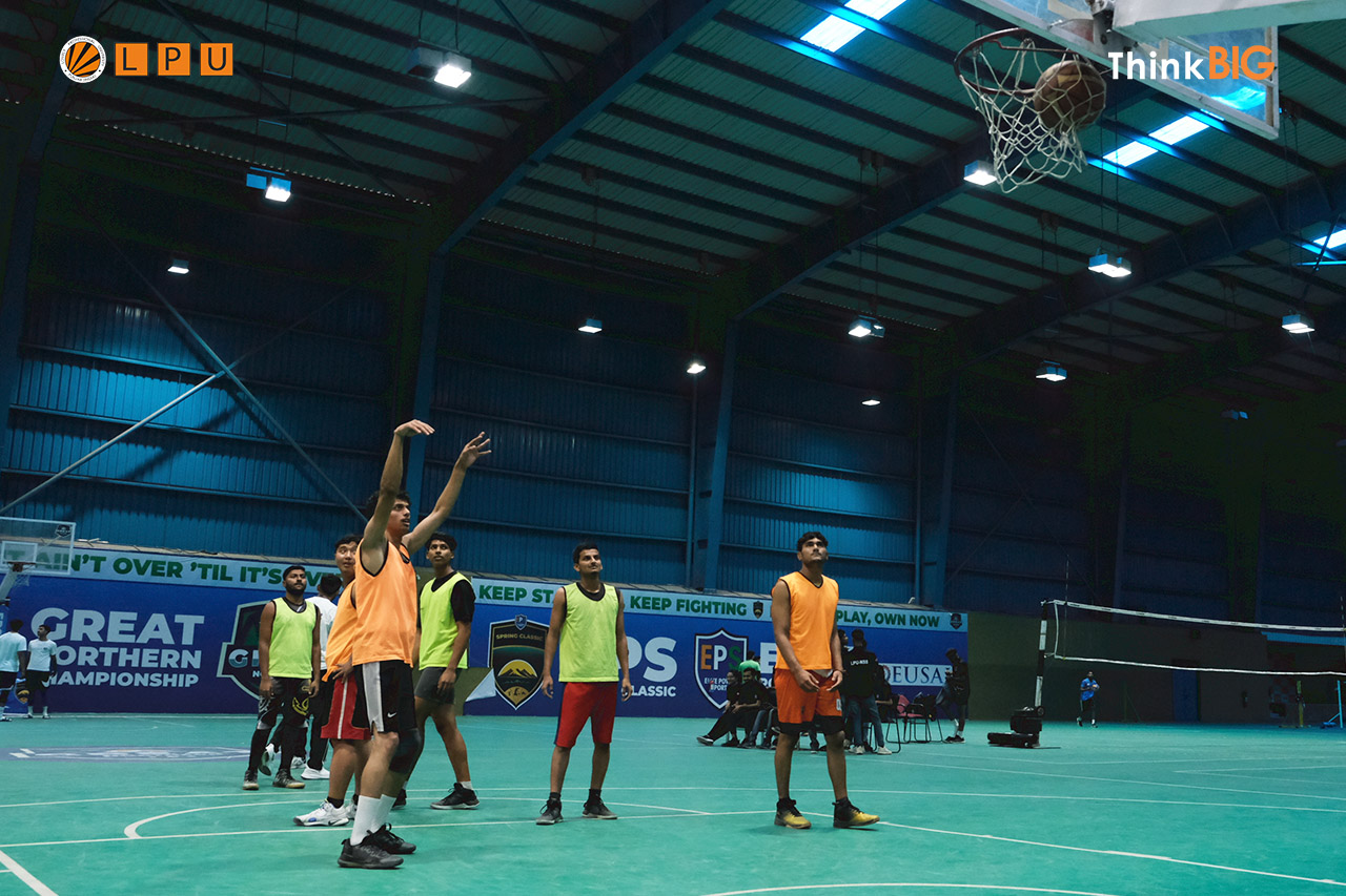 Basketball match at YouthVibe 2023