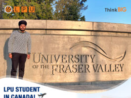 With LPU's Credit Transfer Program, our B.Tech. CSE student Karanjit Singh has kick-started his journey at the University of Fraser Valley, Canada