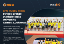 LPU Rugby Team Strikes Bronze at Khelo India University Games