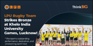 LPU Rugby Team Strikes Bronze at Khelo India University Games