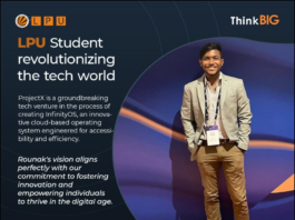 Meet Rounak Adhikary, our talented student, revolutionizing the tech world with his startup, 'ProjectX.Cloud'