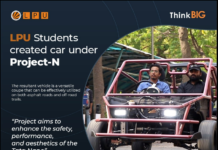 LPU Engineering Vertos created car under Project-N Project-N