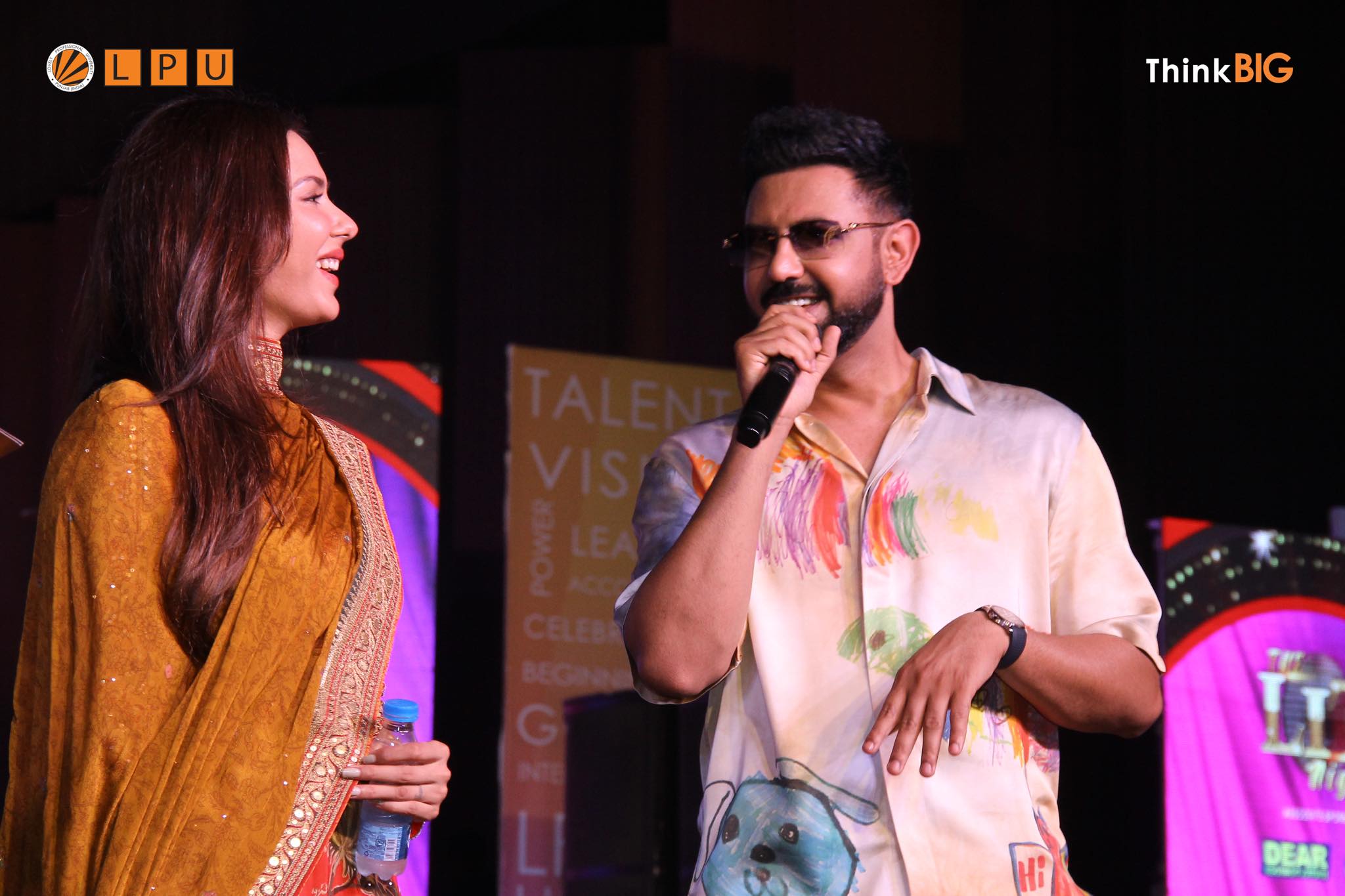 Star-Studded evening at lpu with Sonam Bajwa and Gippy Grewal