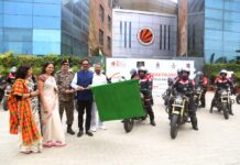 LPU greeted Army’s all-women ‘Nari Sashaktikaran Motorcycle Rally’ at its campus