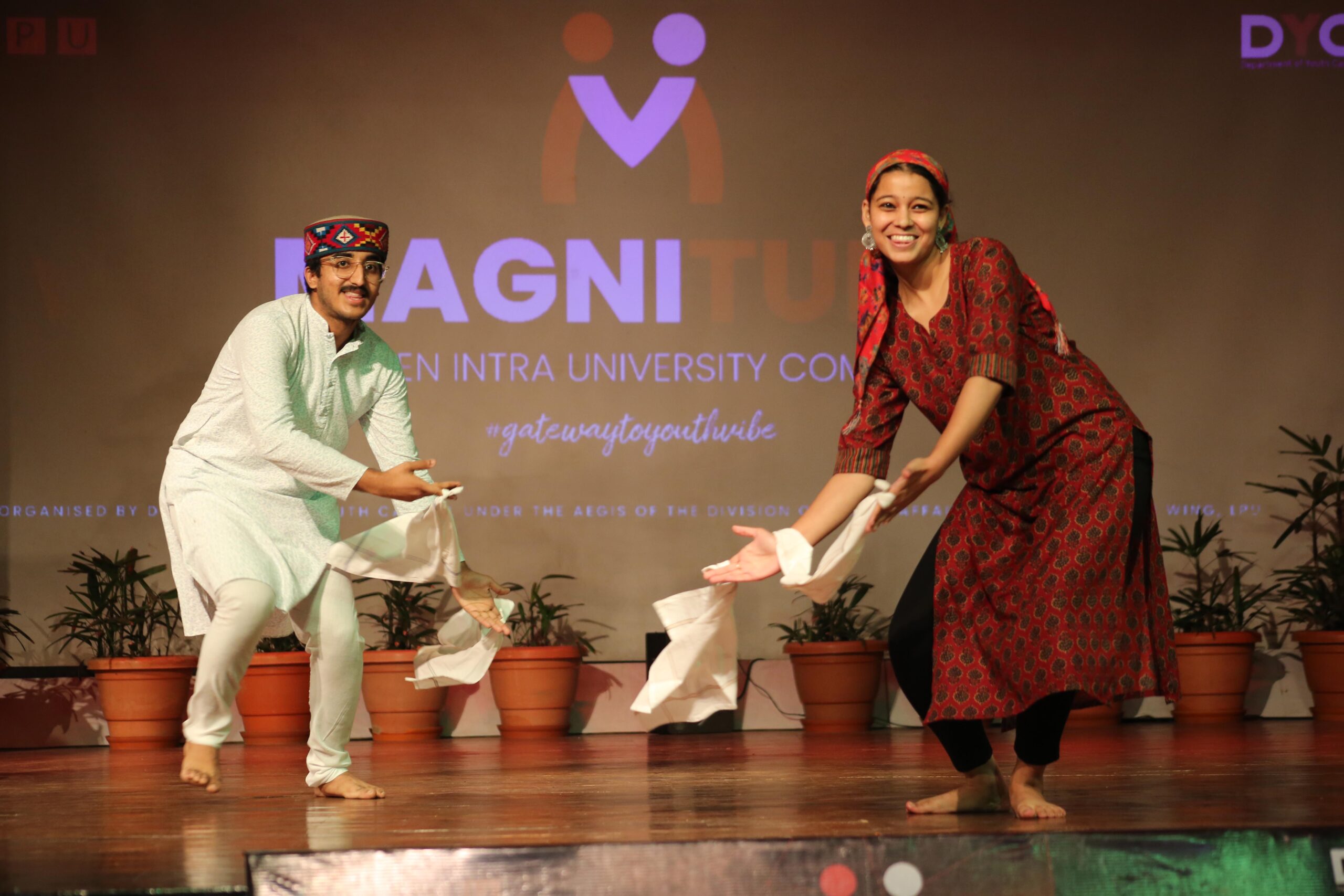 Students performing cultural dance during Magnitude 2024 at LPU campus (1) (1)