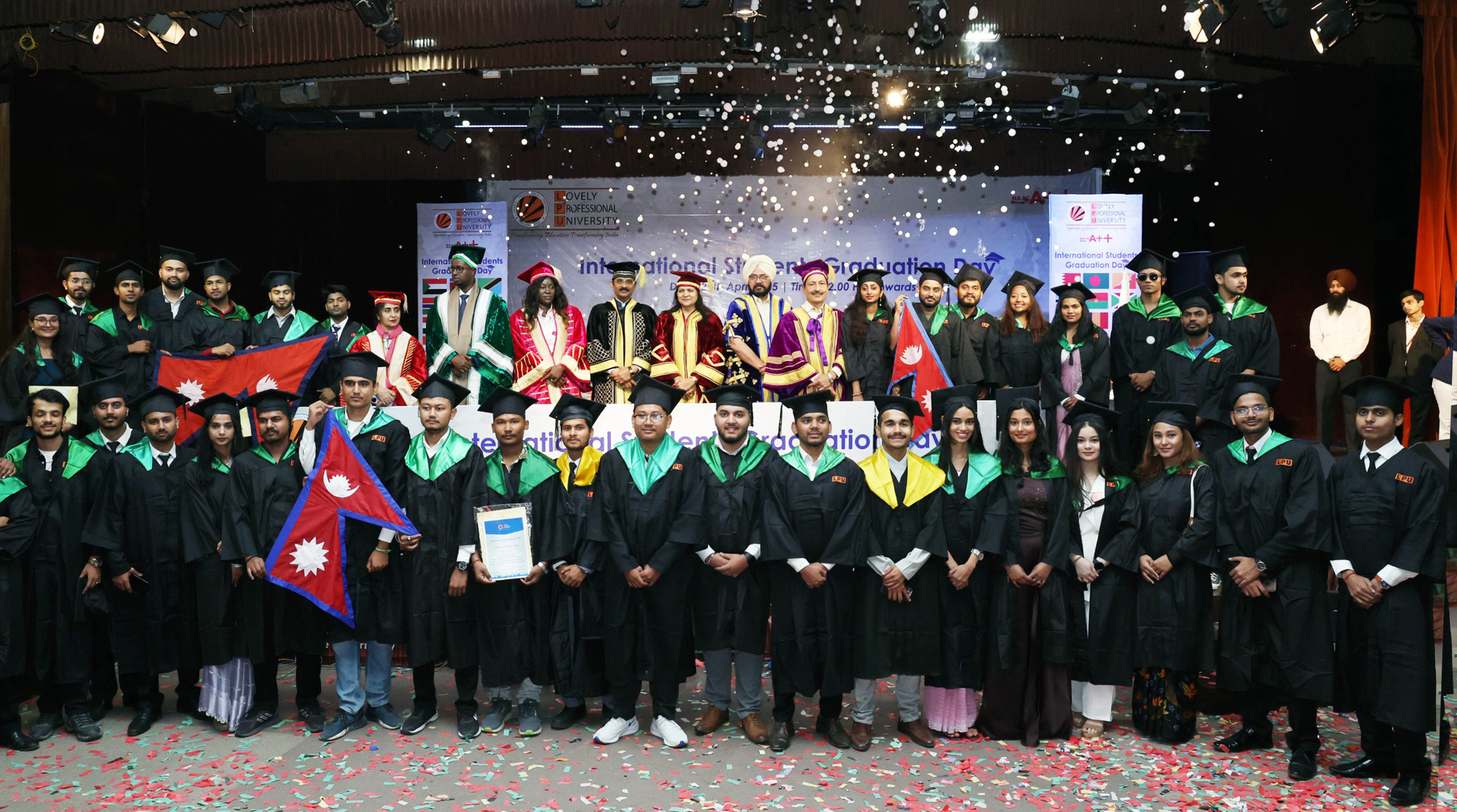 International students graduation day data