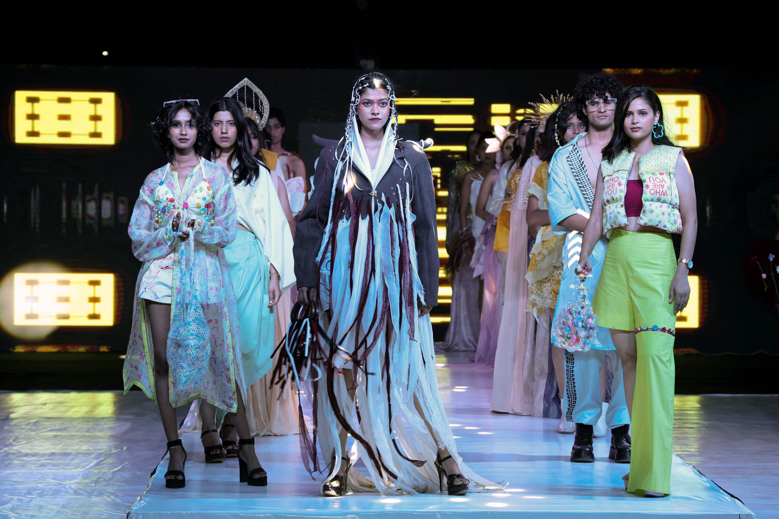 LPU students showcasing their style and confidence on the ramp during a fashion show being organised at LPU campus (2)