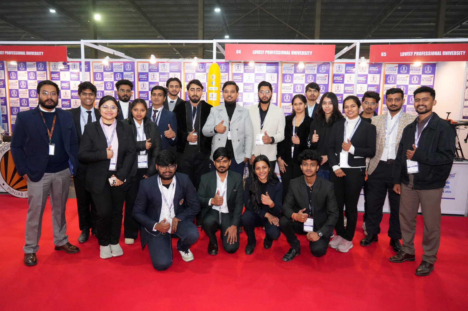 LPU students presenting their innovative projects during Startup Punjab Conclave at Lovely Professional University campus (3)