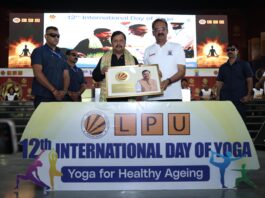 National BJP President Shri Nitin Nabin Attends 12th International Yoga Day celebrations at LPU